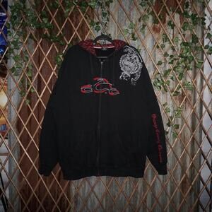 XXL-Vintage Y2K OCC Orange County choppers grunge 00s hoodie